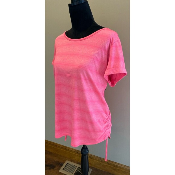 Made for Life Top Size PXL Activewear Pink Shortsleeved Blouse Work out - Picture 4 of 10